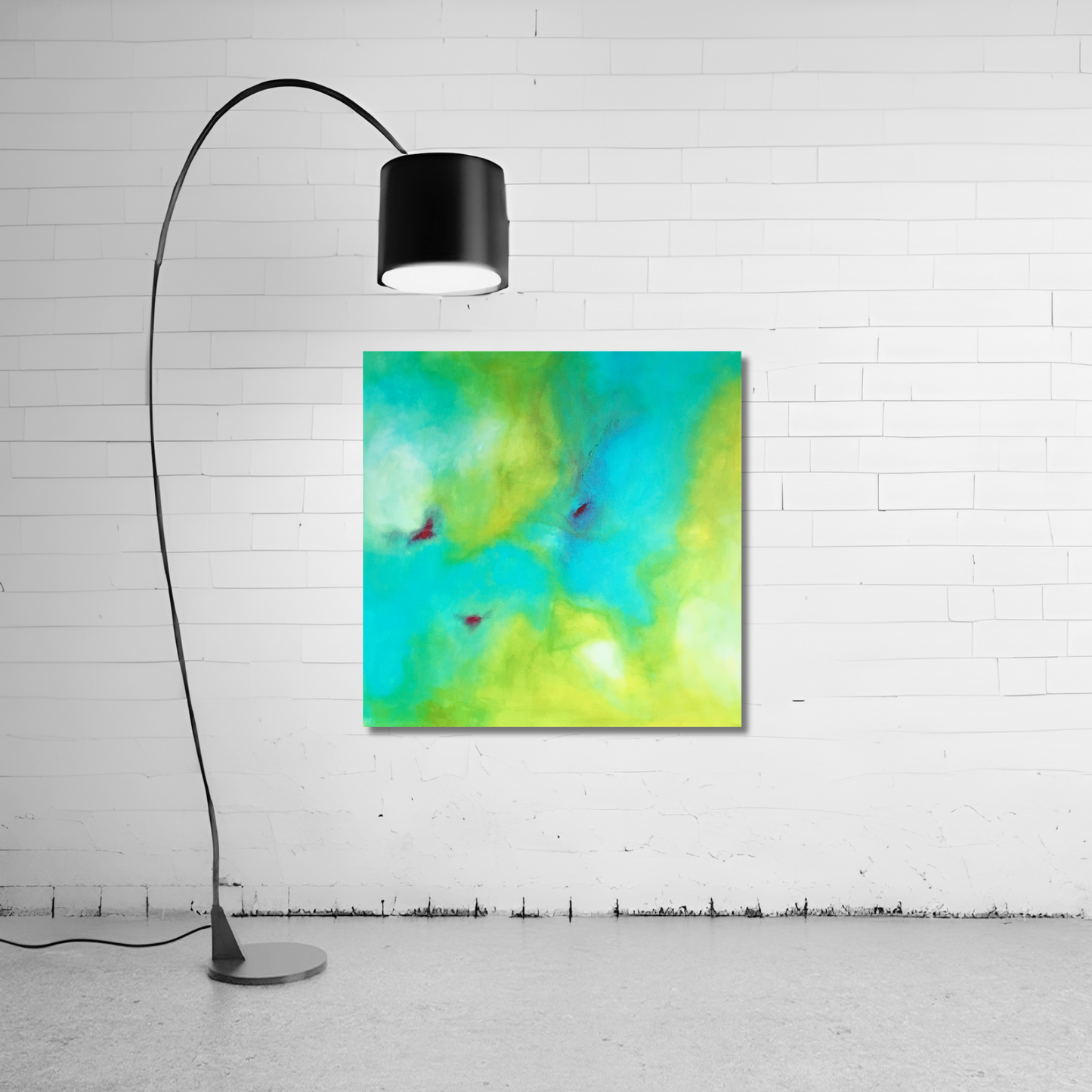 "Geheimnis" Acryl auf Leinwand, Größe: 60 x 60 x 1,6 cm (BxHxT)