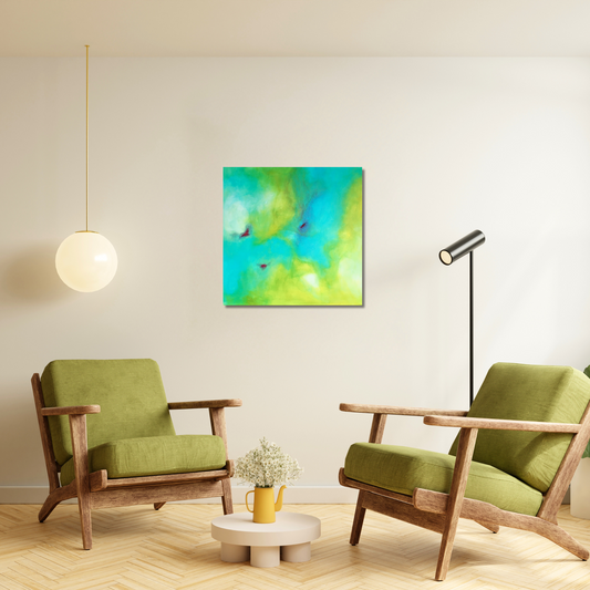 "Geheimnis" Acryl auf Leinwand, Größe: 60 x 60 x 1,6 cm (BxHxT)