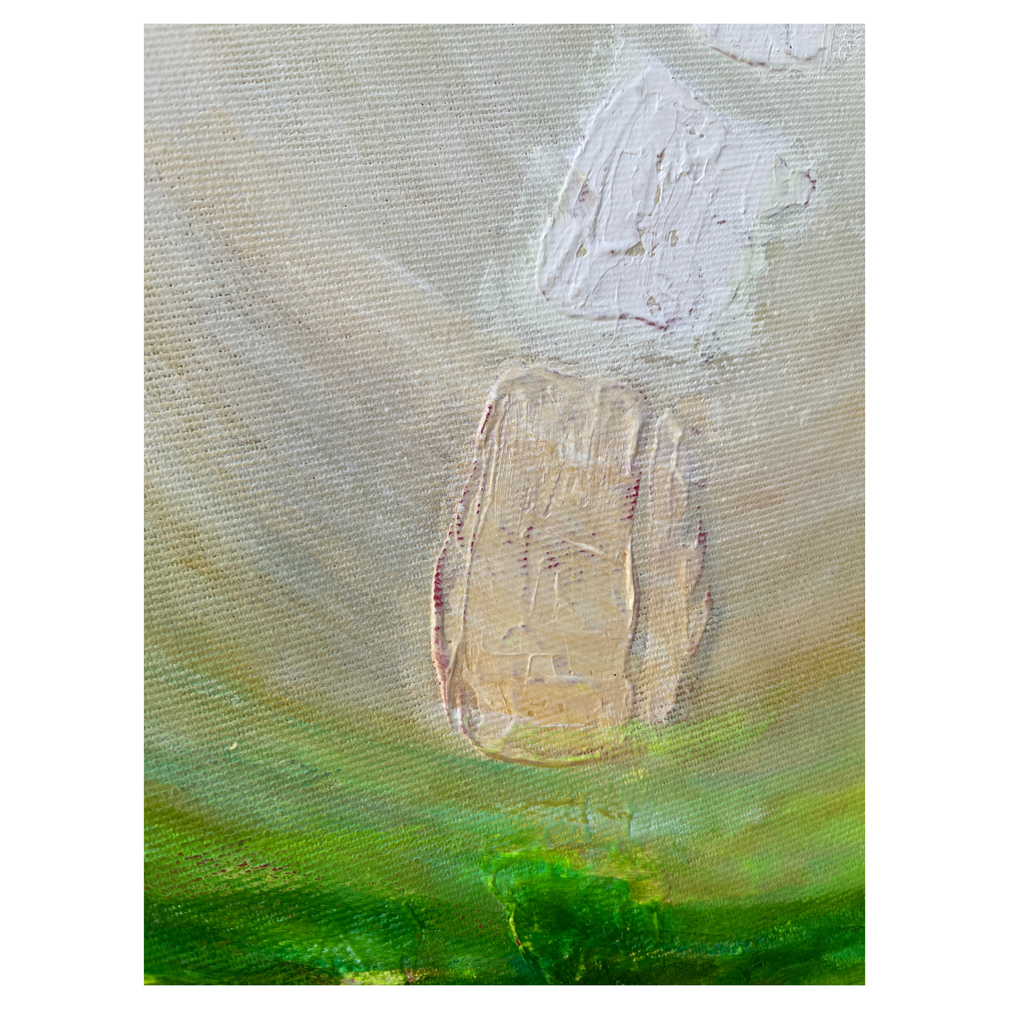 "Lichtung" Acryl auf Leinwand, Größe: 100 x 100 x 4,5 cm (BxHxT)