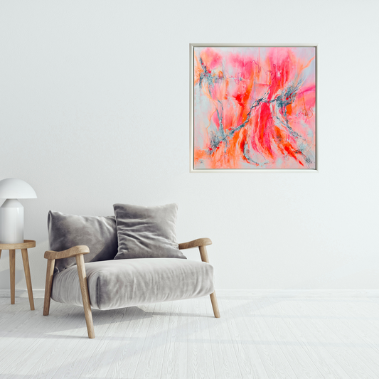 "Transformation 4" Acryl auf Leinwand, Größe: 80 x 80 x 4,5 cm (BxHxT)