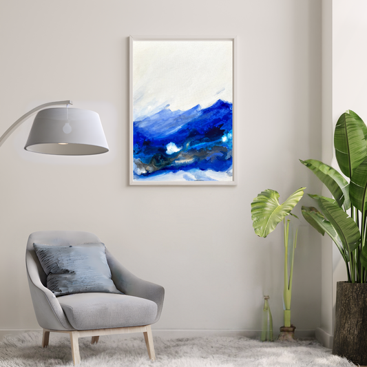 "Dive deeper 2" Acryl auf Leinwand, Größe: 50 x 70 x 1,8 cm (BxHxT)