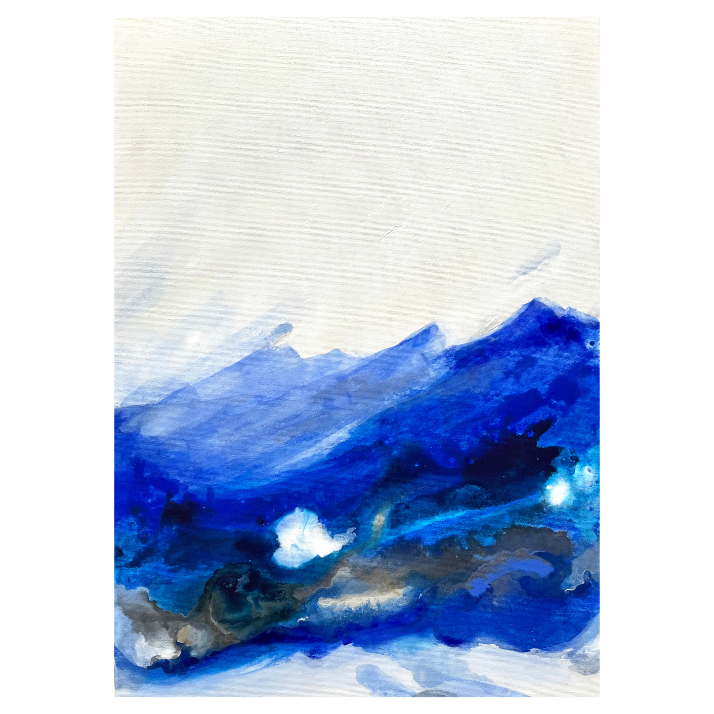 "Dive deeper 2" Acryl auf Leinwand, Größe: 50 x 70 x 1,8 cm (BxHxT)