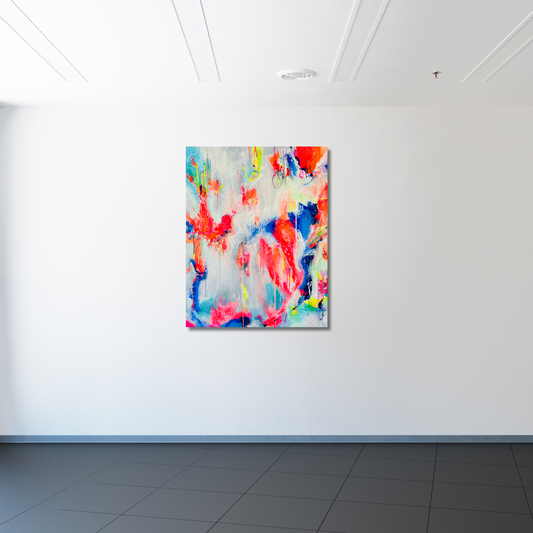 "Diversity 1" Acryl auf Leinwand, Größe: 80 x 100 x 4,5 cm (BxHxT)