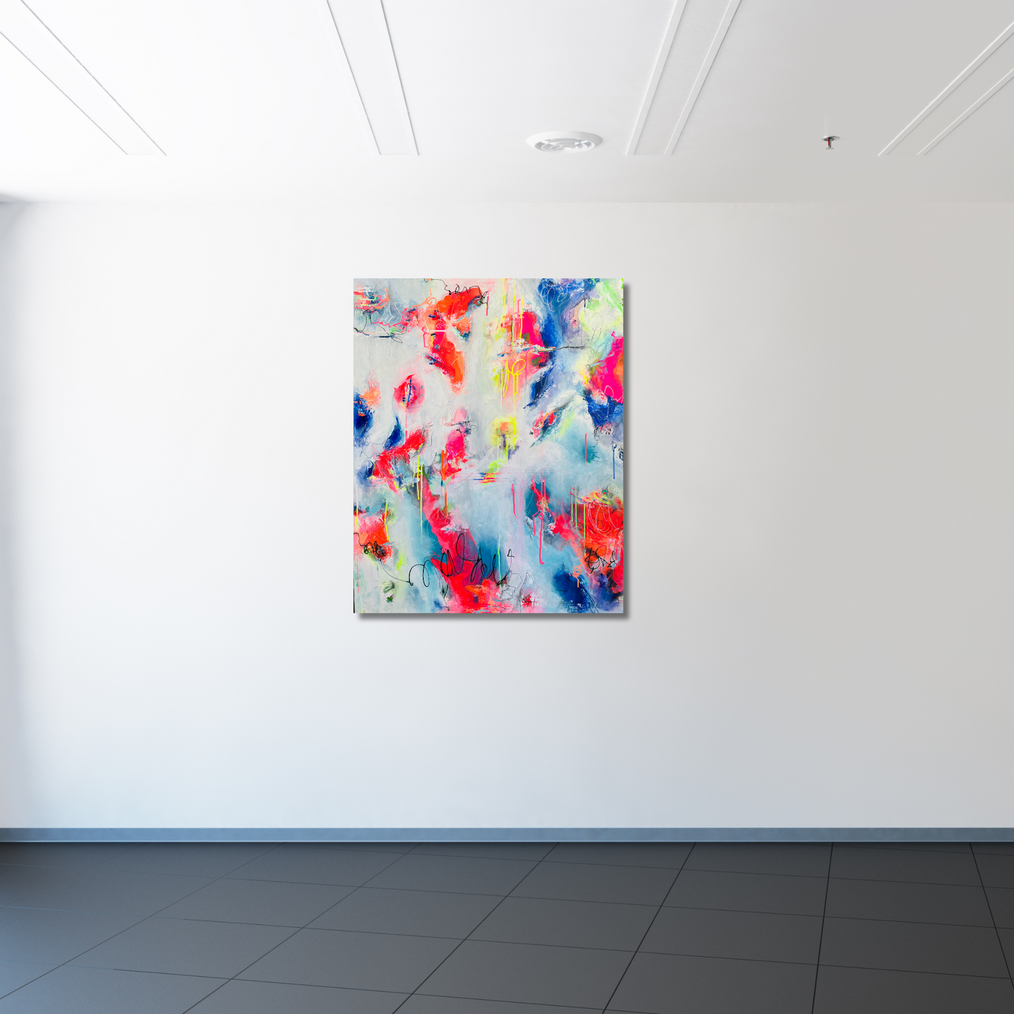 "Diversity 2" Acryl auf Leinwand, Größe: 80 x 100 x 4,5 cm (BxHxT)