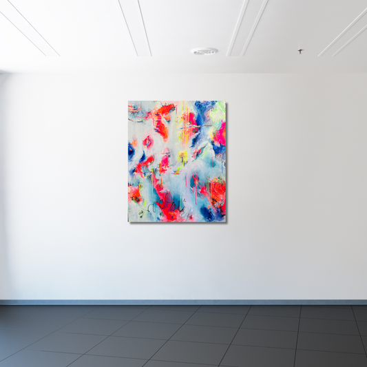 "Diversity 2" Acryl auf Leinwand, Größe: 80 x 100 x 4,5 cm (BxHxT)