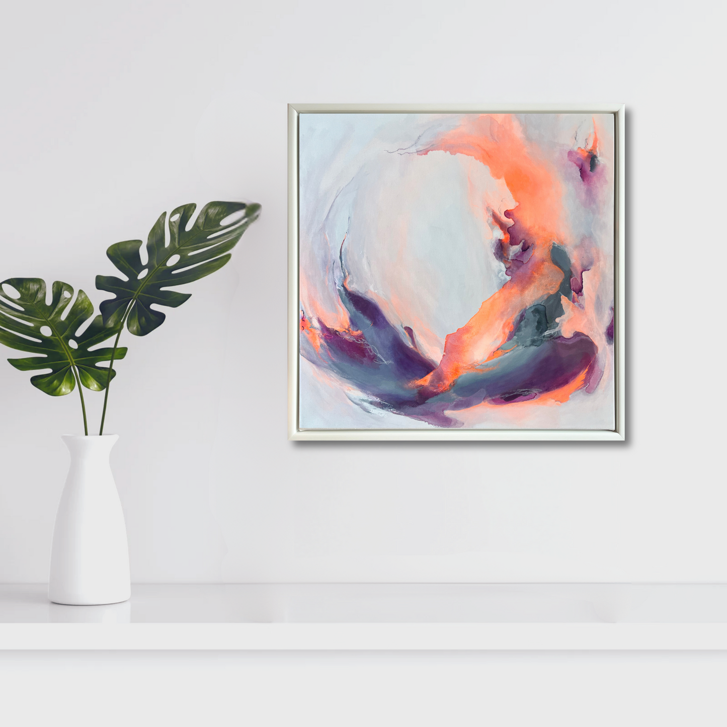 "Metamorphose 3" Acryl auf Leinwand, Größe: 60 x 60 x 4,0 cm (BxHxT)