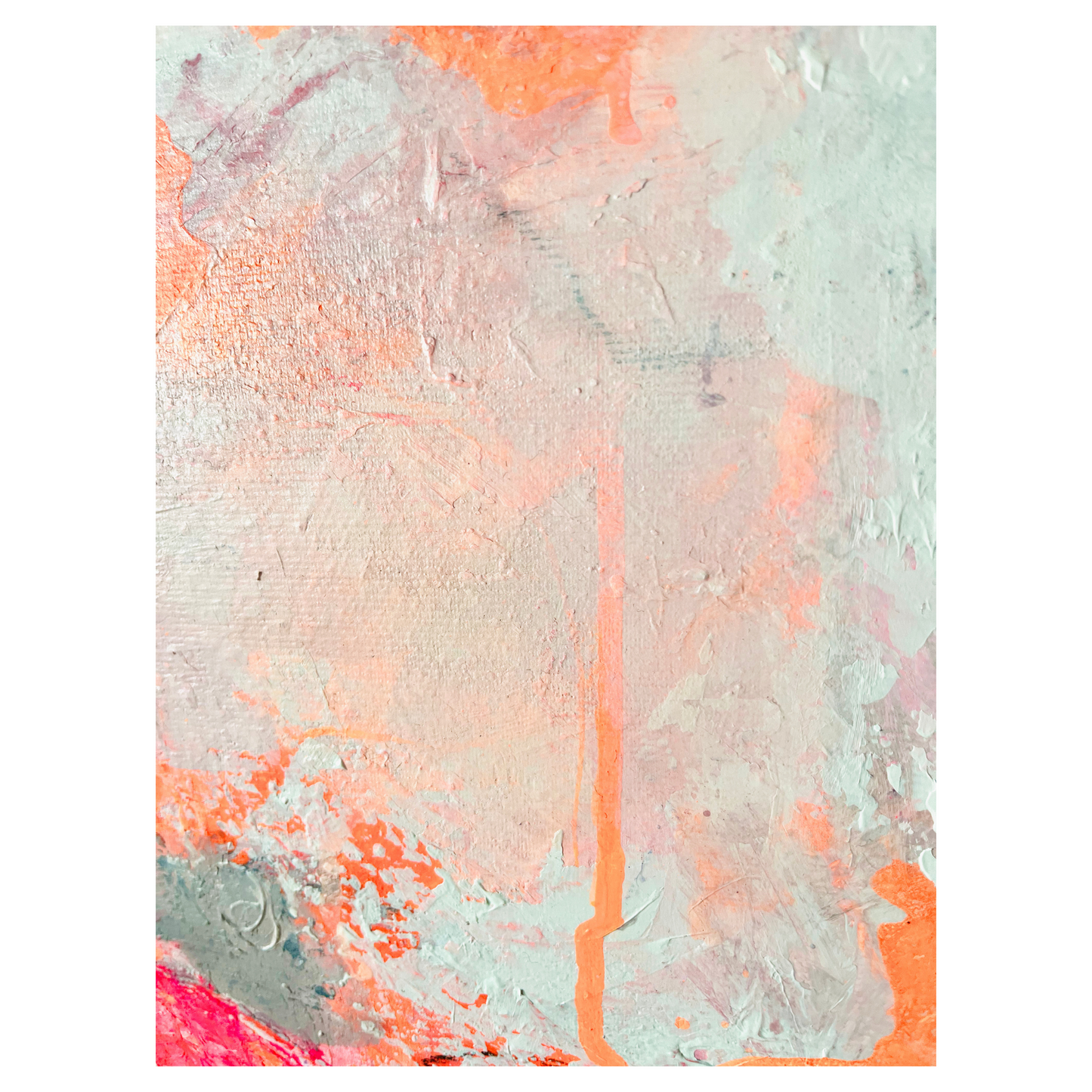 "Transformation 3" Acryl auf Leinwand, Größe: 80 x 80 x 4,5 cm (BxHxT)