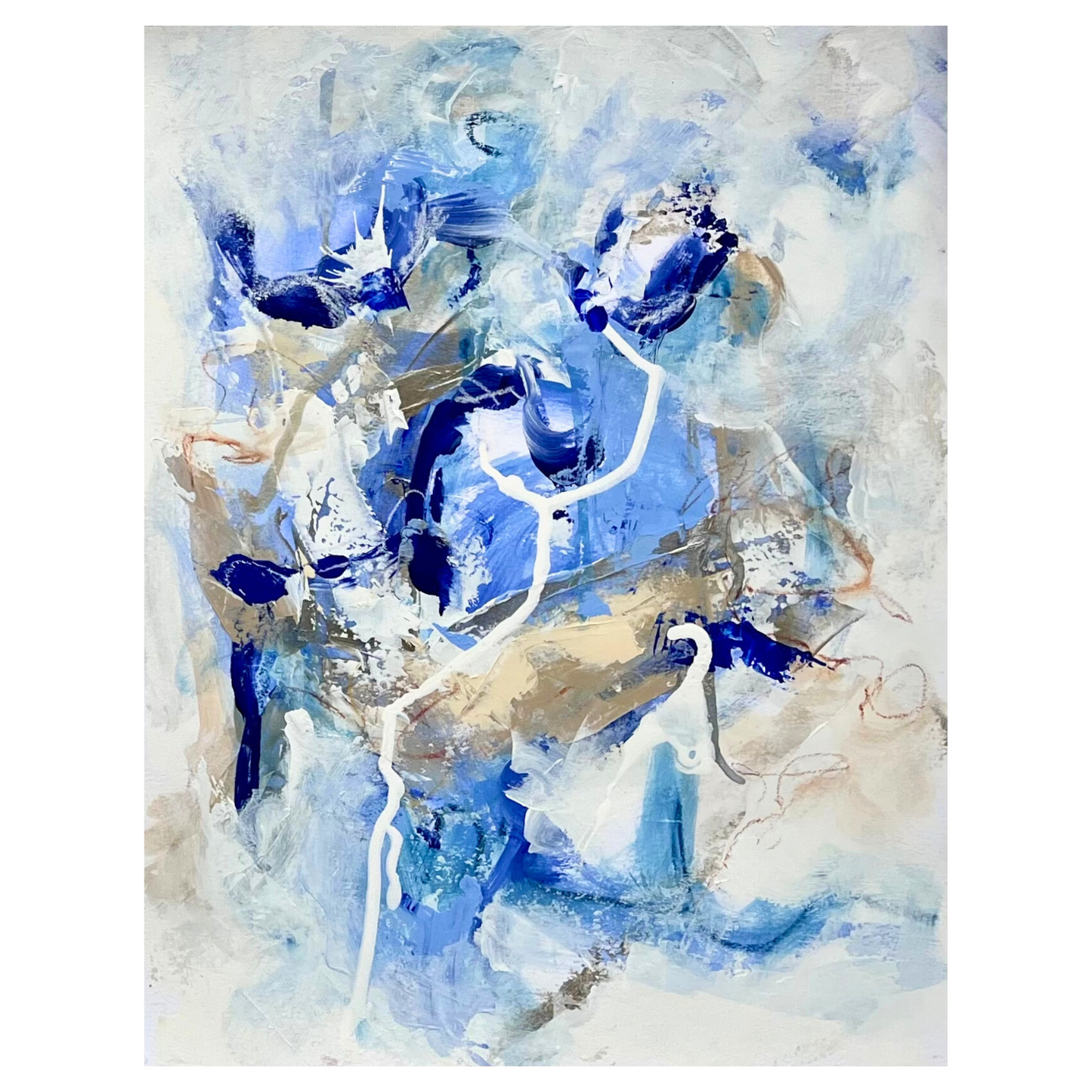 "Transformation F" Acryl auf Papier, Größe: 30 x 40 cm (BxH)