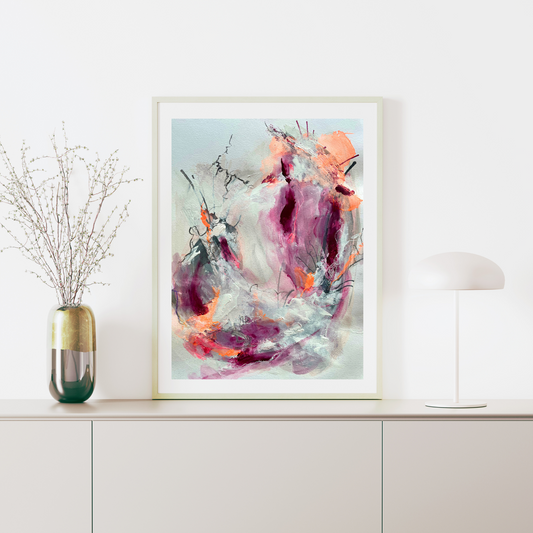 "Transformation K" Acryl auf Papier, Größe: 30 x 40 cm (BxH)