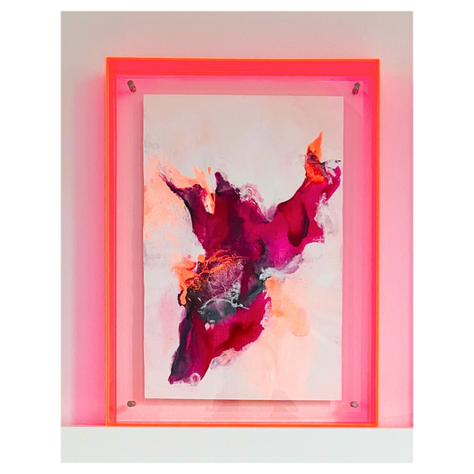 "Transformation S 6" Mixed Media auf unbespannter Leinwand, Größe: 20 x 30 cm (BxH)