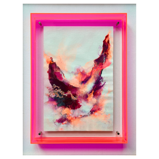 "Transformation S 9" Mixed Media auf unbespannter Leinwand, Größe: 20 x 30 cm (BxH)