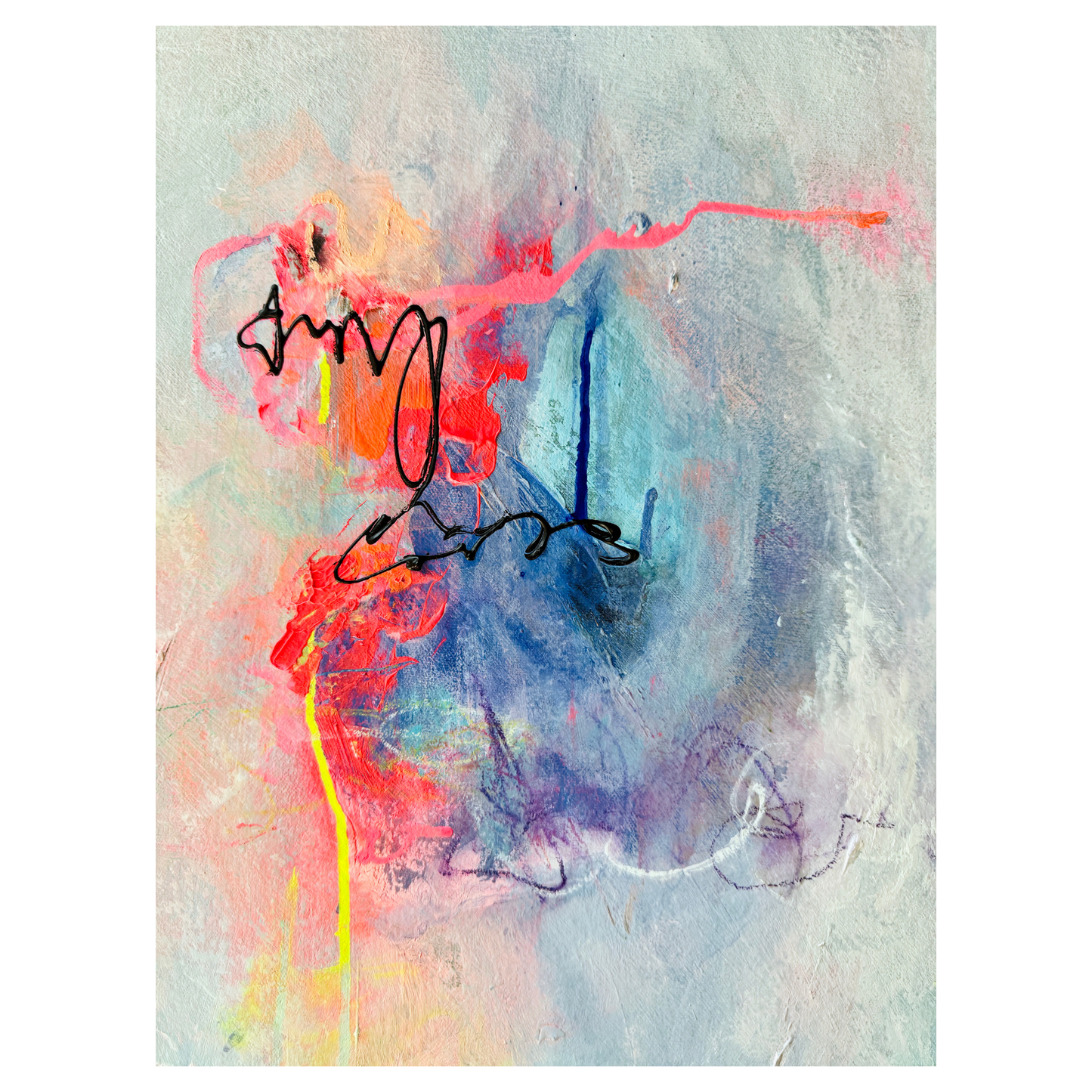 "Diversity 6" Mixed Media auf Leinwand, Größe: 100 x 100 x 4 cm (BxHxT)