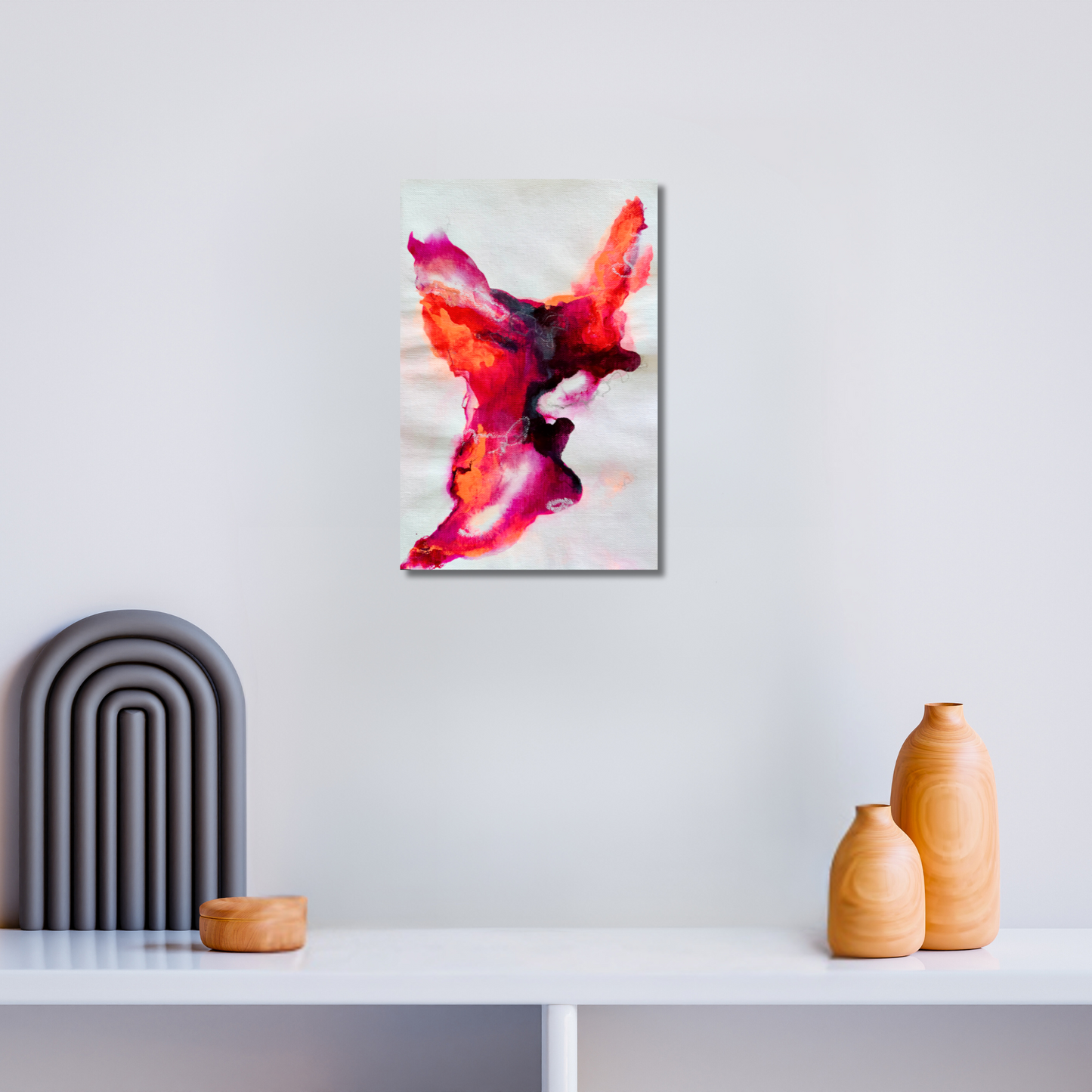 "Transformation S 11" Mixed Media auf unbespannter Leinwand, Größe: 20 x 30 cm (BxH)