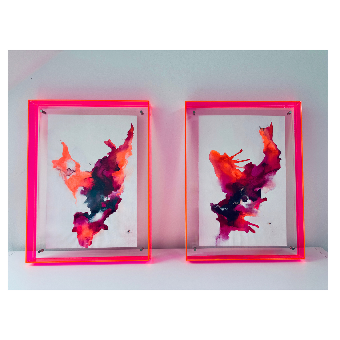 "Transformation S 12" Mixed Media auf unbespannter Leinwand, Größe: 20 x 30 cm (BxH)