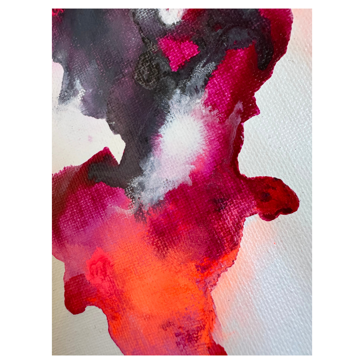 "Transformation S 12" Mixed Media auf unbespannter Leinwand, Größe: 20 x 30 cm (BxH)