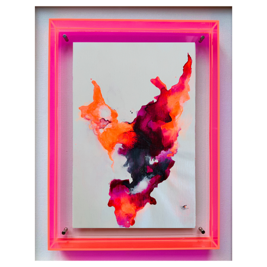 "Transformation S 12" Mixed Media auf unbespannter Leinwand, Größe: 20 x 30 cm (BxH)