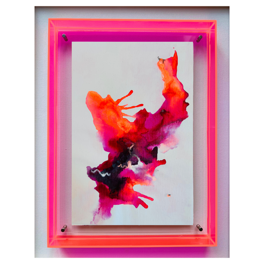 "Transformation S 13" Mixed Media auf unbespannter Leinwand, Größe: 20 x 30 cm (BxH)