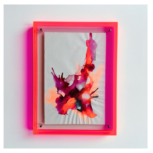 "Transformation S 14" Mixed Media auf unbespannter Leinwand, Größe: 20 x 30 cm (BxH)