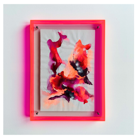 "Transformation S 15" Mixed Media auf unbespannter Leinwand, Größe: 20 x 30 cm (BxH)