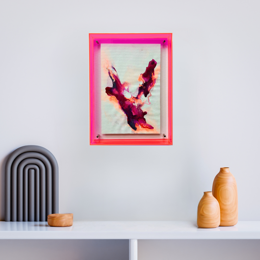 "Transformation S 8" Mixed Media auf unbespannter Leinwand, Größe: 20 x 30 cm (BxH)