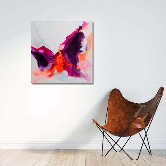 "Metamorphose 6" Acryl auf Leinwand, Größe: 80 x 80 x 4,0 cm (BxHxT)