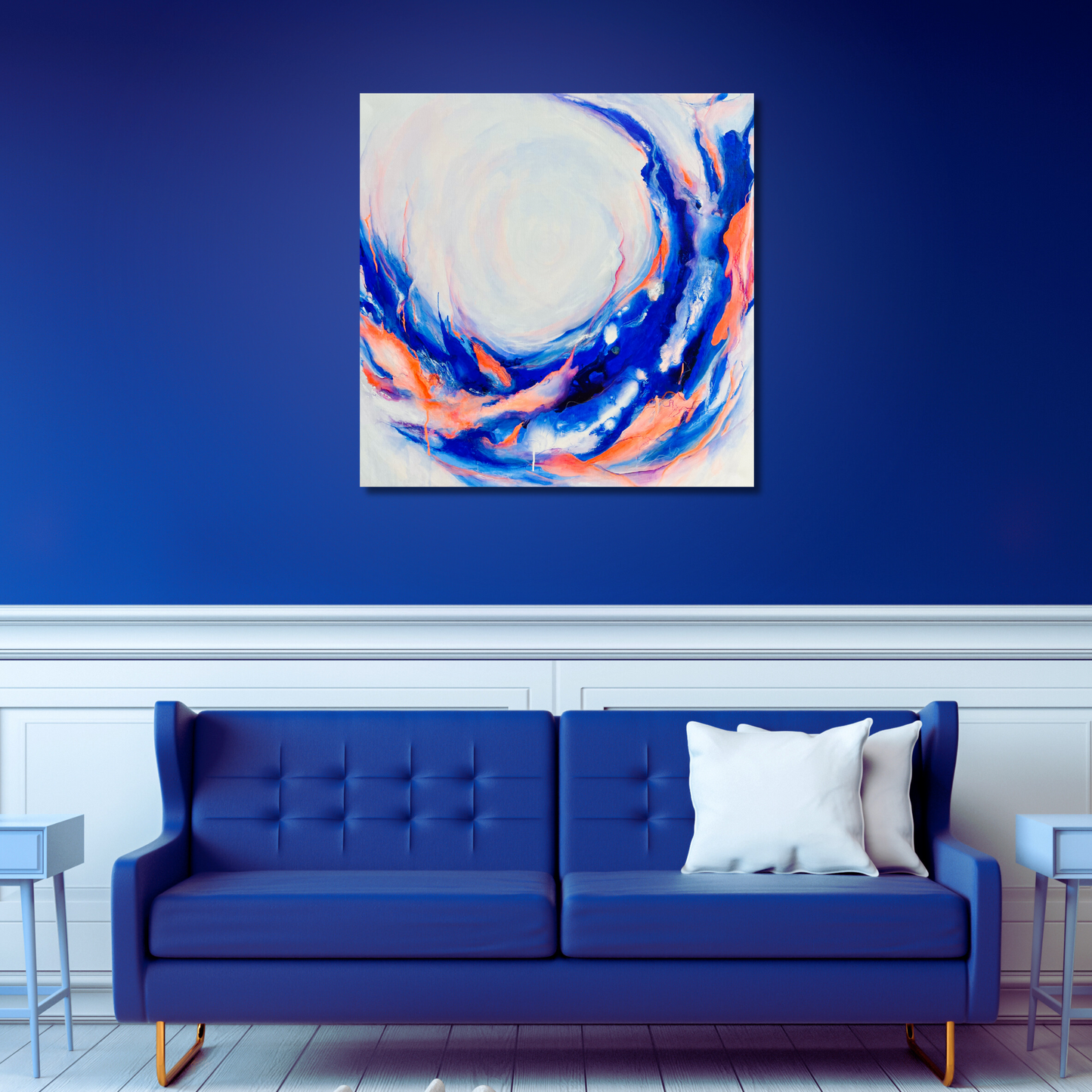 "Metamorphose 4" Acryl auf Leinwand, Größe: 80 x 80 x 4,0 cm (BxHxT)