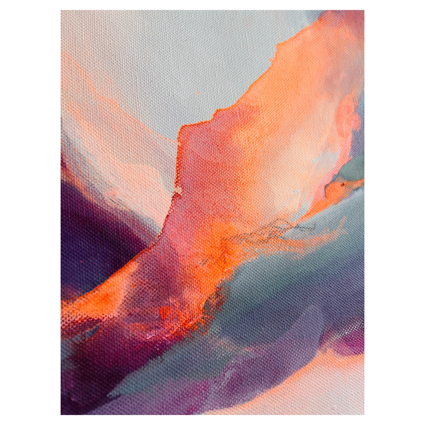 "Metamorphose 3" Acryl auf Leinwand, Größe: 60 x 60 x 4,0 cm (BxHxT)