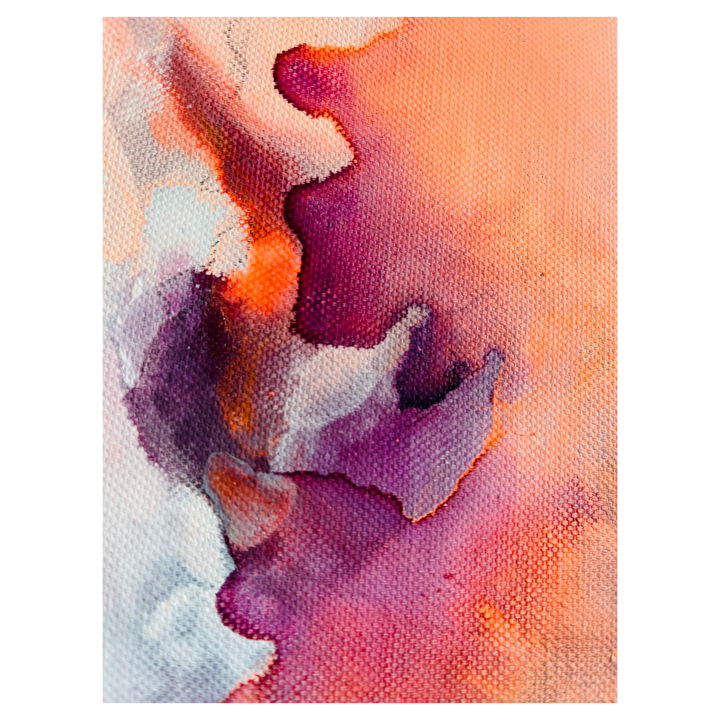"Metamorphose 3" Acryl auf Leinwand, Größe: 60 x 60 x 4,0 cm (BxHxT)