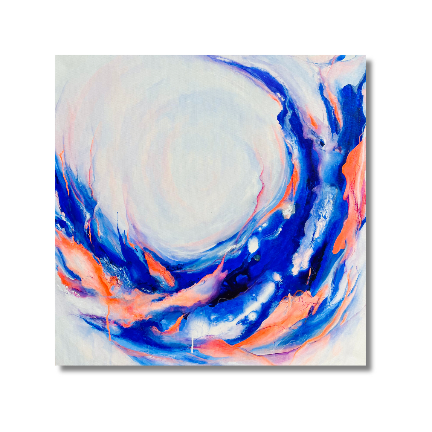 "Metamorphose 4" Acryl auf Leinwand, Größe: 80 x 80 x 4,0 cm (BxHxT)
