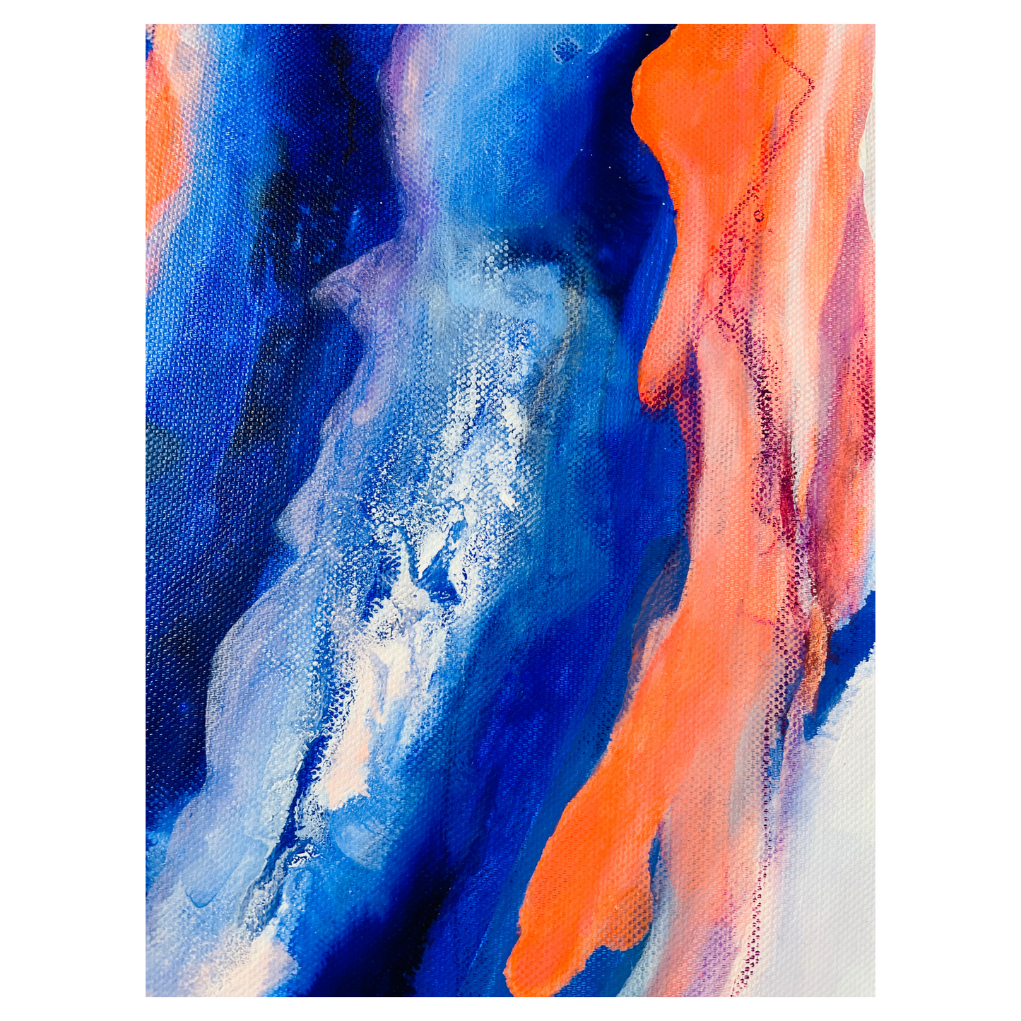 "Metamorphose 4" Acryl auf Leinwand, Größe: 80 x 80 x 4,0 cm (BxHxT)