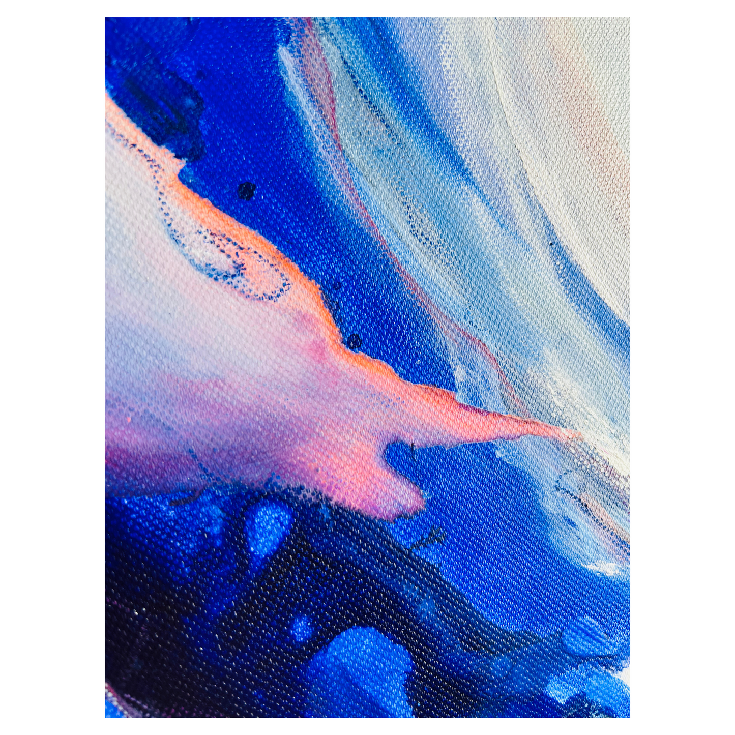 "Metamorphose 4" Acryl auf Leinwand, Größe: 80 x 80 x 4,0 cm (BxHxT)