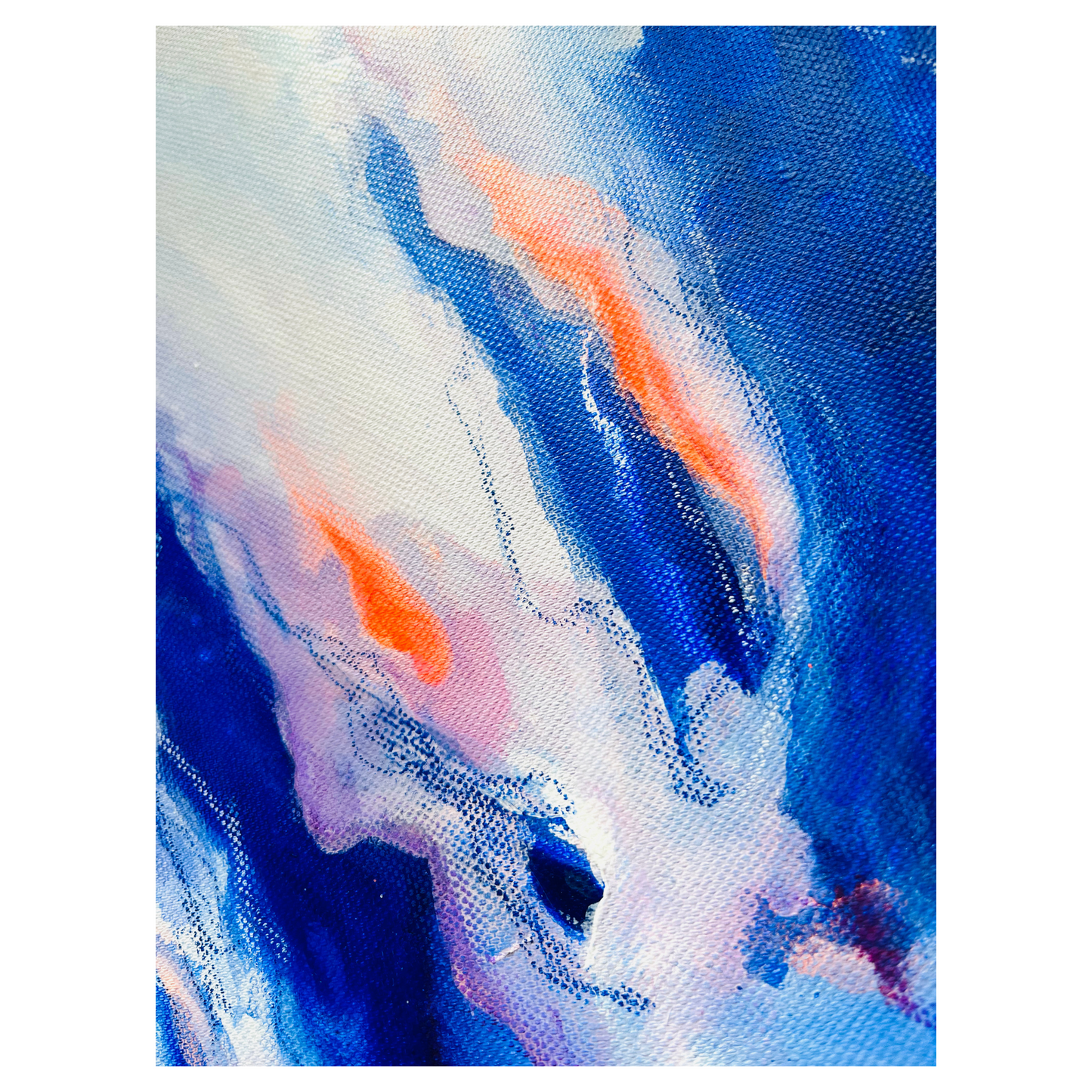 "Metamorphose 4" Acryl auf Leinwand, Größe: 80 x 80 x 4,0 cm (BxHxT)