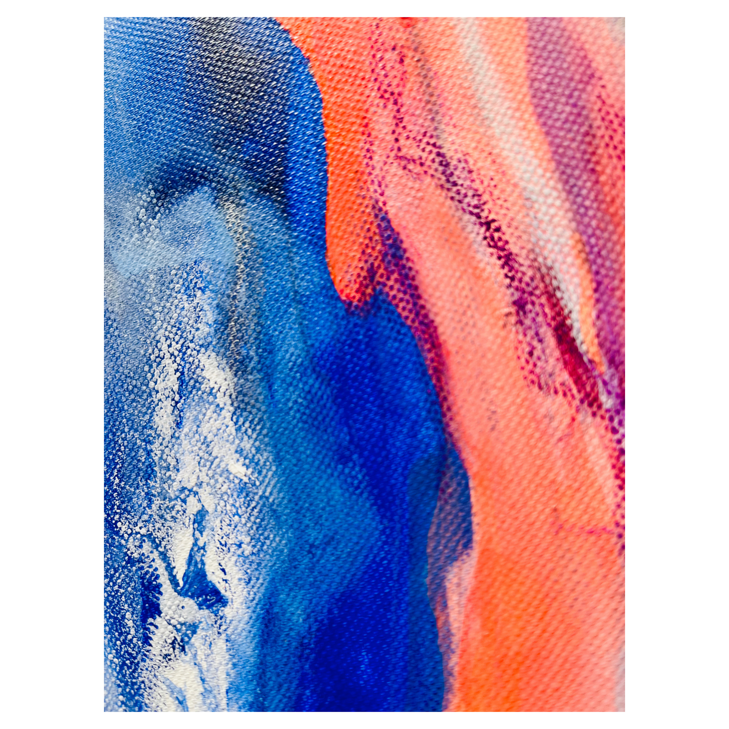 "Metamorphose 4" Acryl auf Leinwand, Größe: 80 x 80 x 4,0 cm (BxHxT)