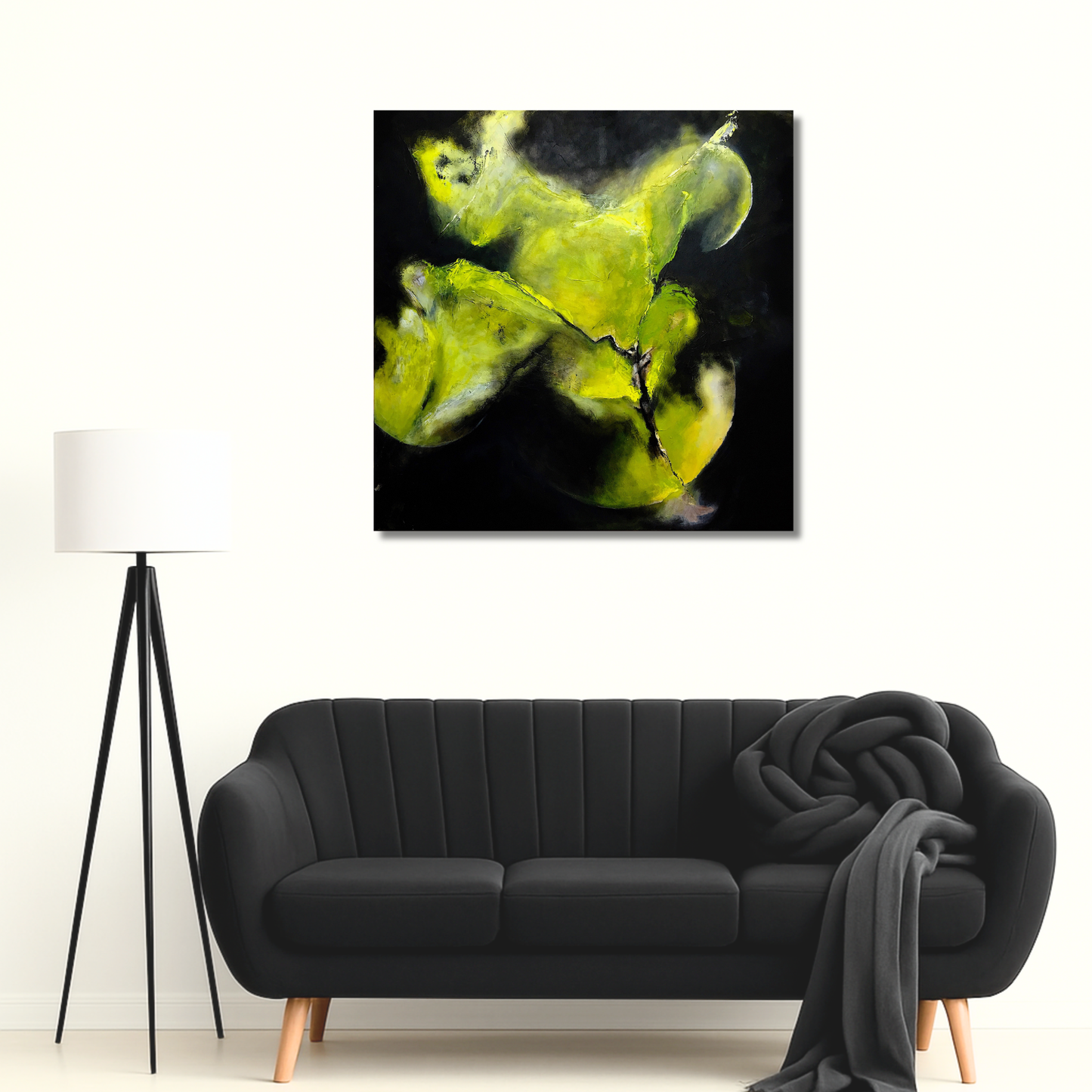 "Formatio" Acryl auf Leinwand, Größe: 100 x 100 x 4 cm (BxHxT)