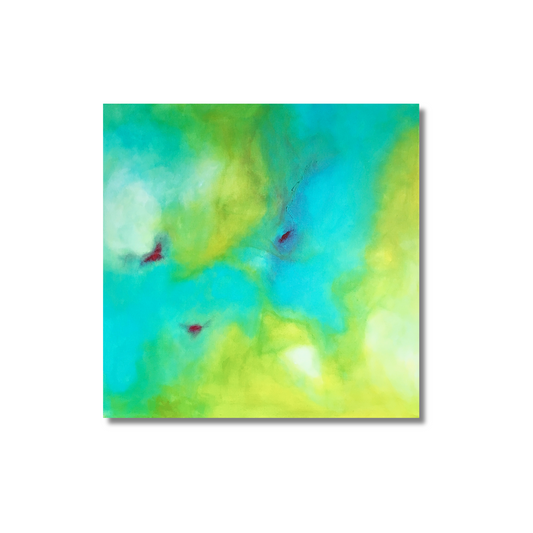 "Geheimnis" Acryl auf Leinwand, Größe: 60 x 60 x 1,6 cm (BxHxT)