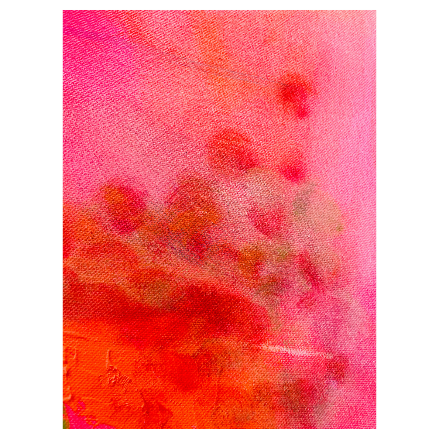 "Lebenszirkus" Acryl auf Leinwand, Größe: 100 x 100 x 4,5 cm (BxHxT)