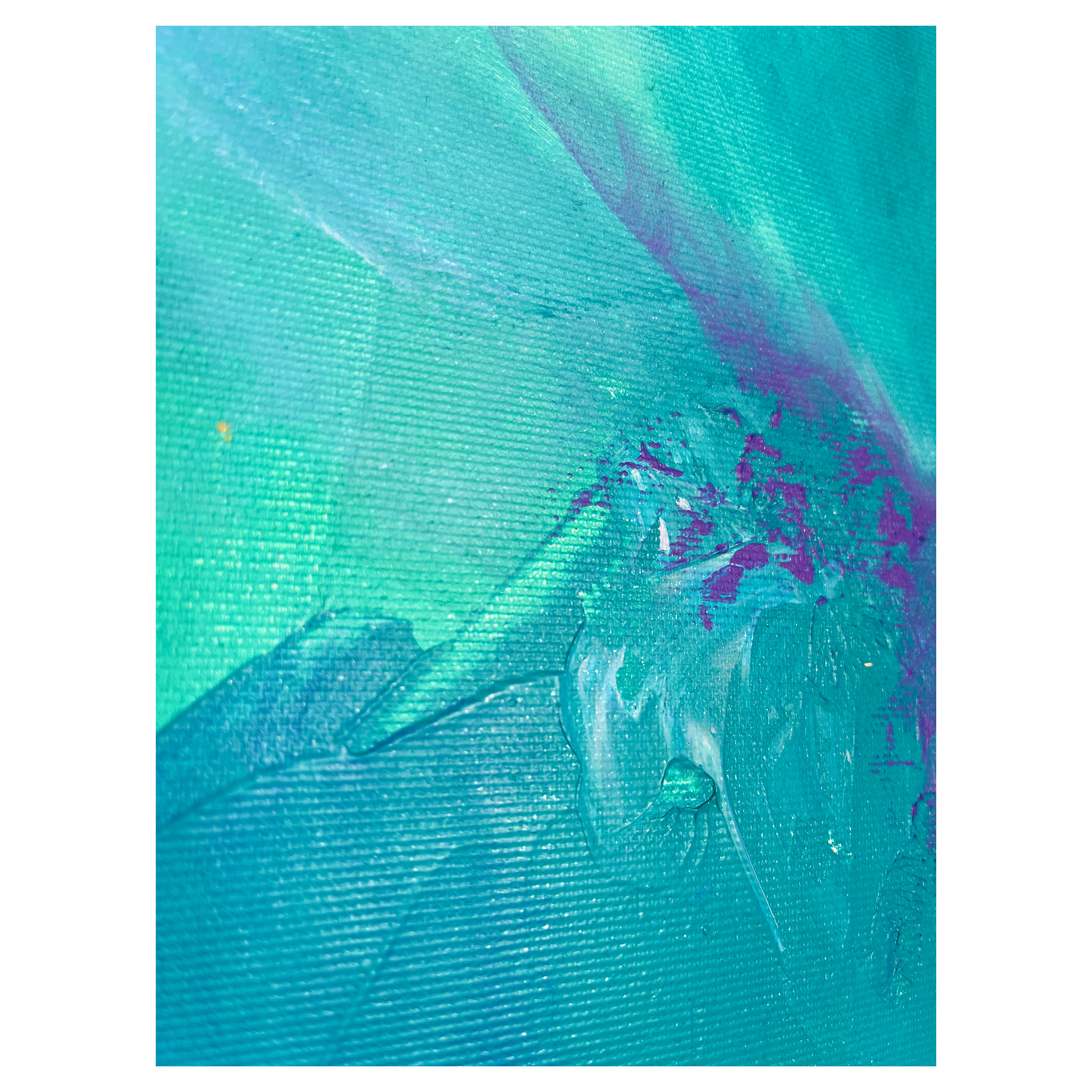 "Feel the Wave" Acryl auf Leinwand, Größe: 100 x 100 x 4,5 cm (BxHxT)