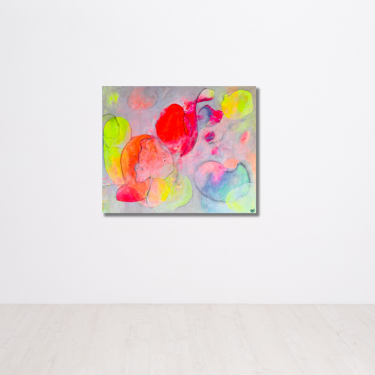 "Ready or not?" Acryl auf Leinwand, Größe: 120 x 100 x 4,5 cm (BxHxT)