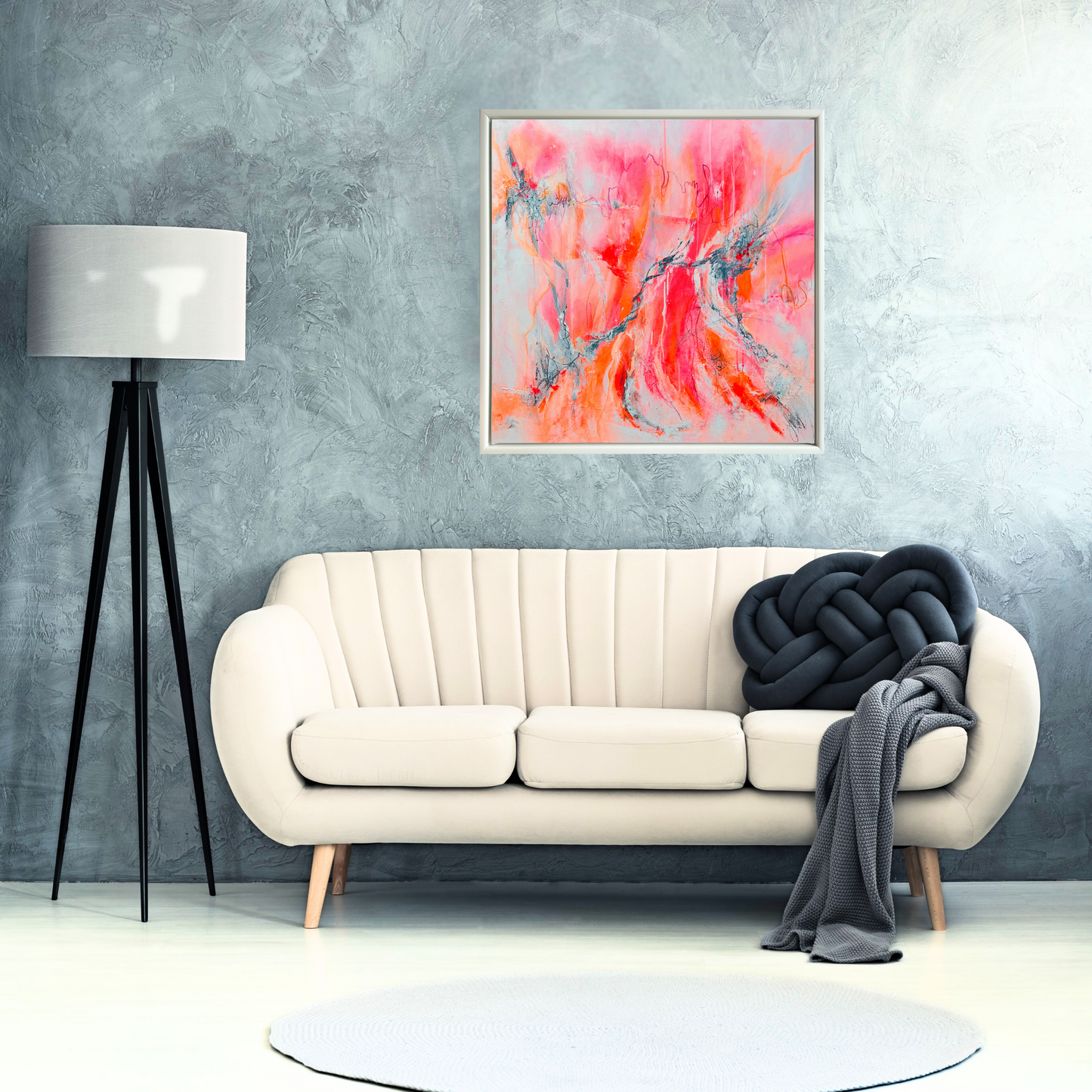 "Transformation 4" Acryl auf Leinwand, Größe: 80 x 80 x 4,5 cm (BxHxT)