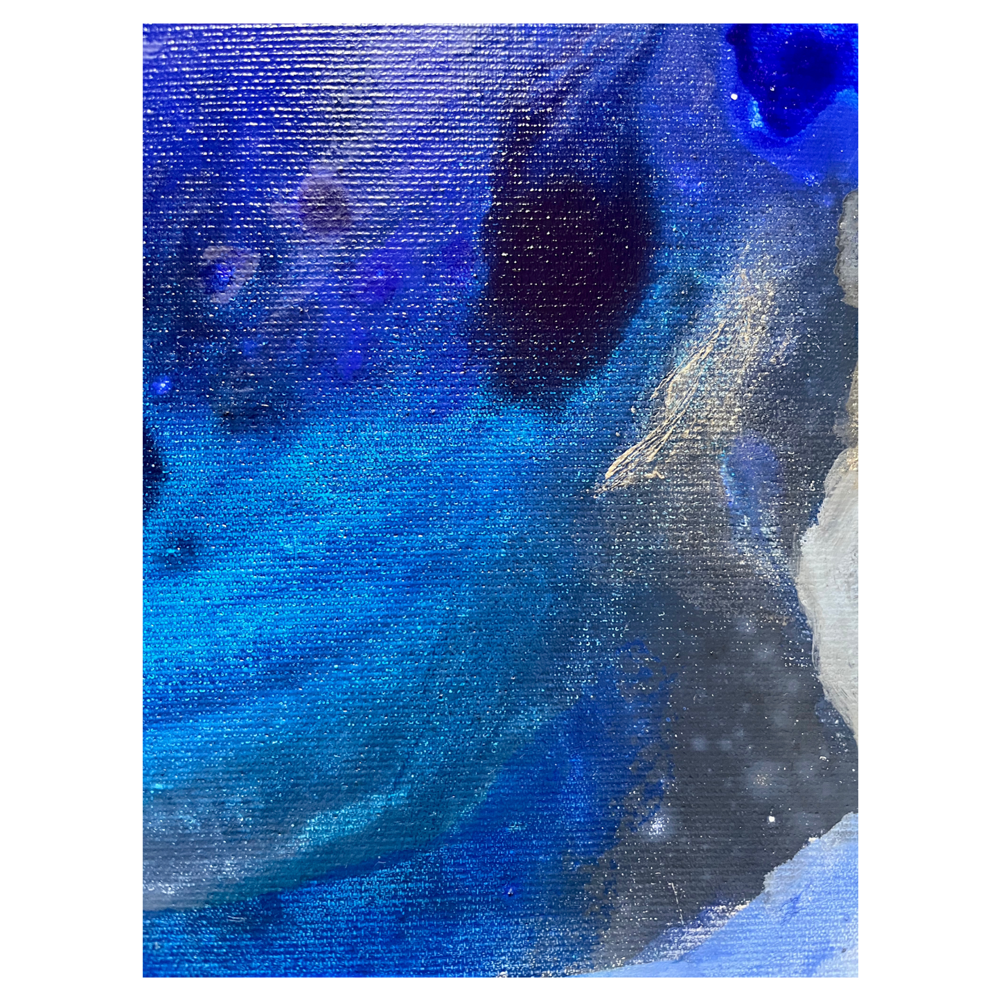 "Dive deeper 1" Acryl auf Leinwand, Größe: 50 x 70 x 1,8 cm (BxHxT)
