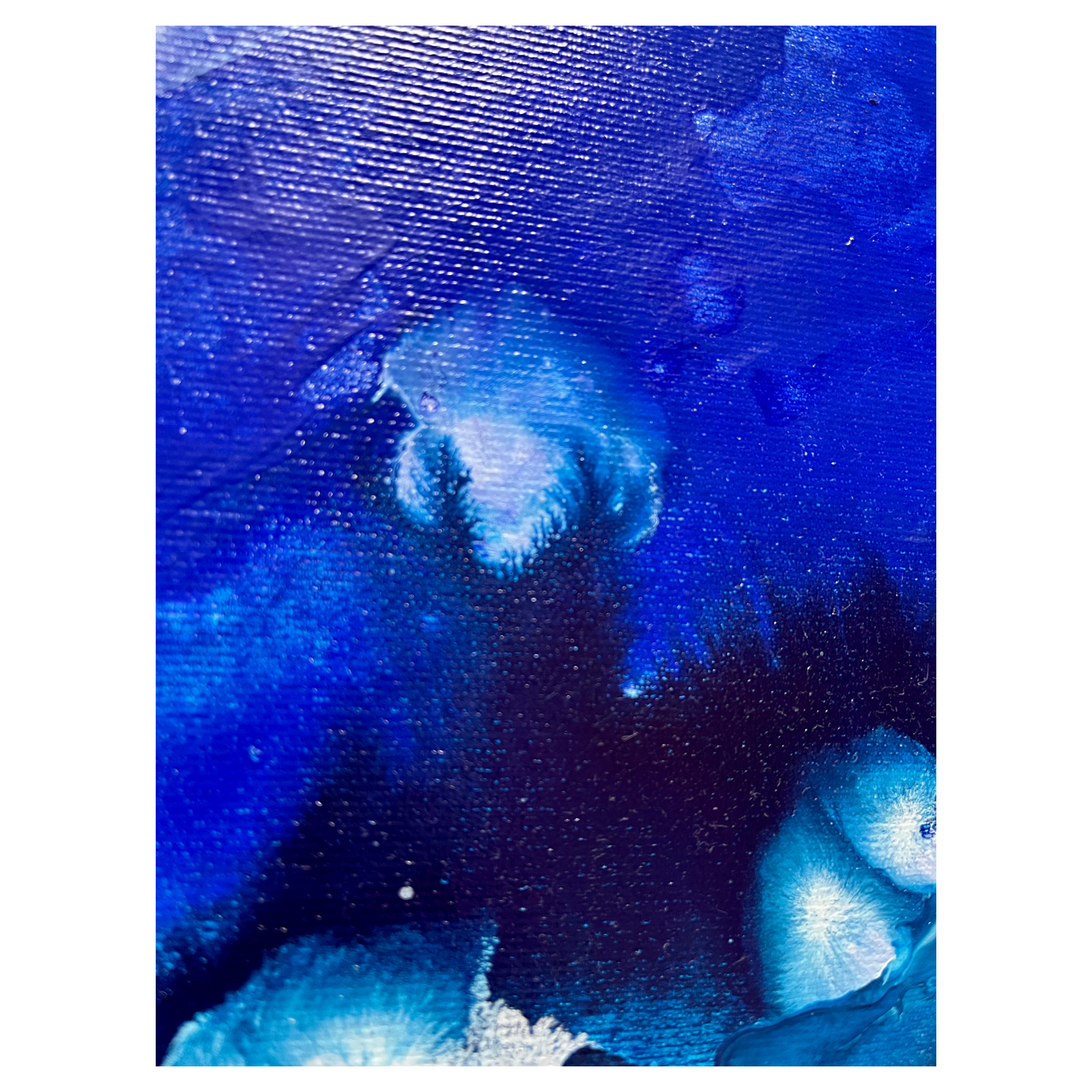 "Dive deeper 1" Acryl auf Leinwand, Größe: 50 x 70 x 1,8 cm (BxHxT)