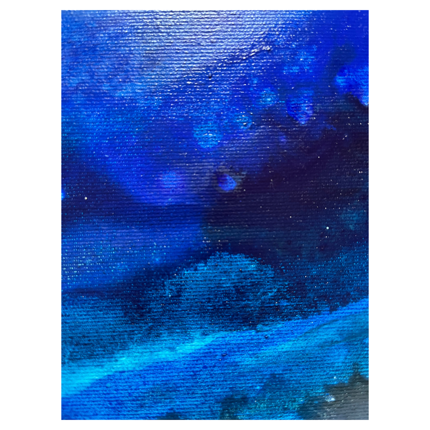 "Dive deeper 2" Acryl auf Leinwand, Größe: 50 x 70 x 1,8 cm (BxHxT)