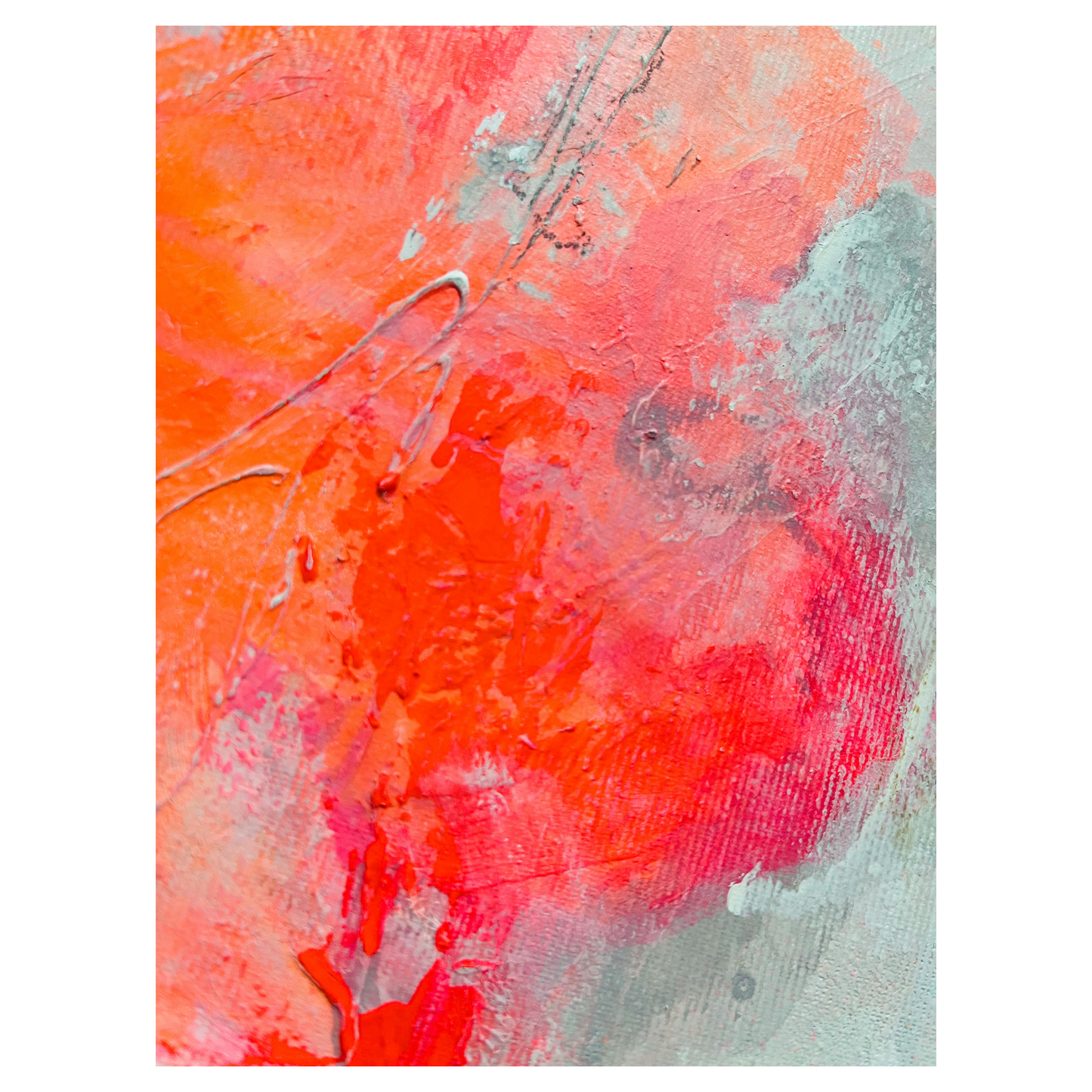 "Transformation 3" Acryl auf Leinwand, Größe: 80 x 80 x 4,5 cm (BxHxT)