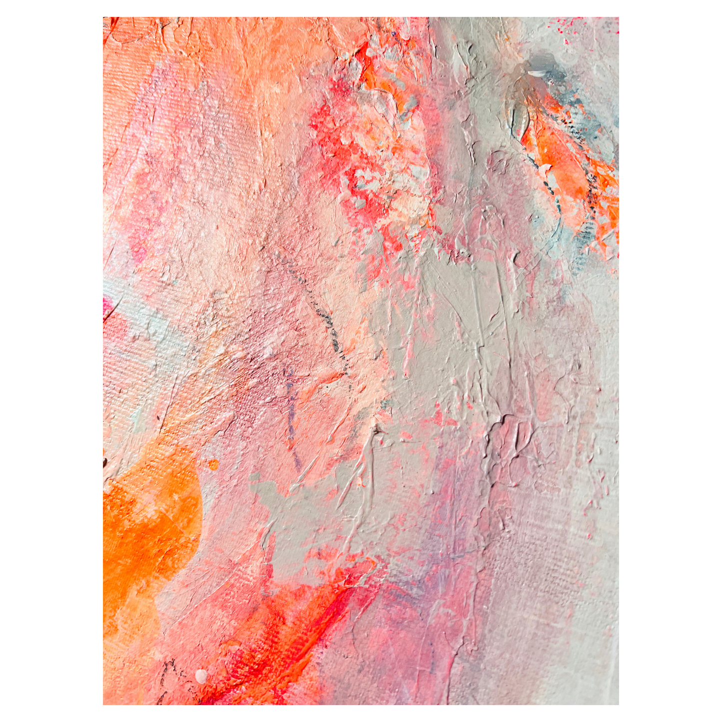 "Transformation 3" Acryl auf Leinwand, Größe: 80 x 80 x 4,5 cm (BxHxT)