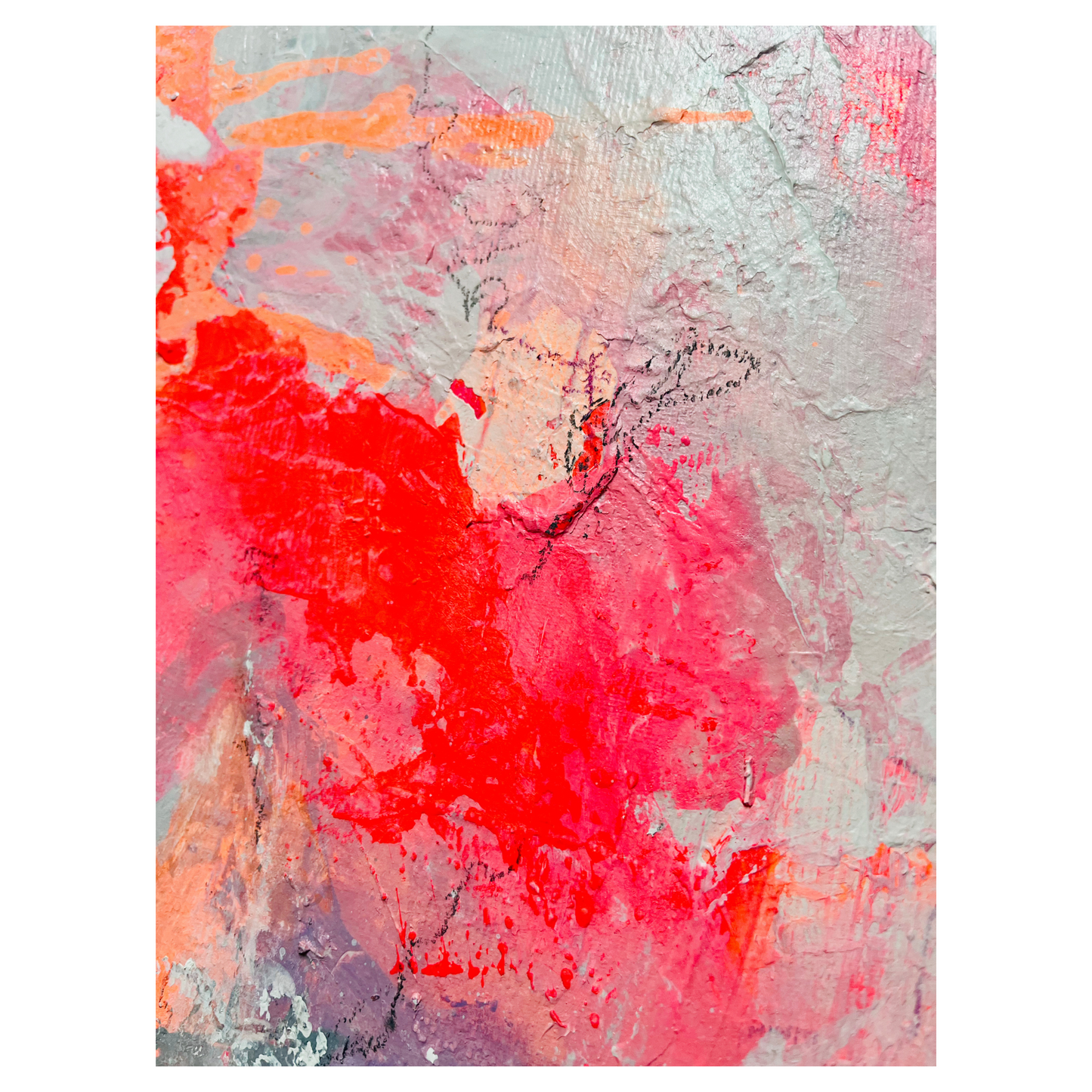 "Transformation 3" Acryl auf Leinwand, Größe: 80 x 80 x 4,5 cm (BxHxT)