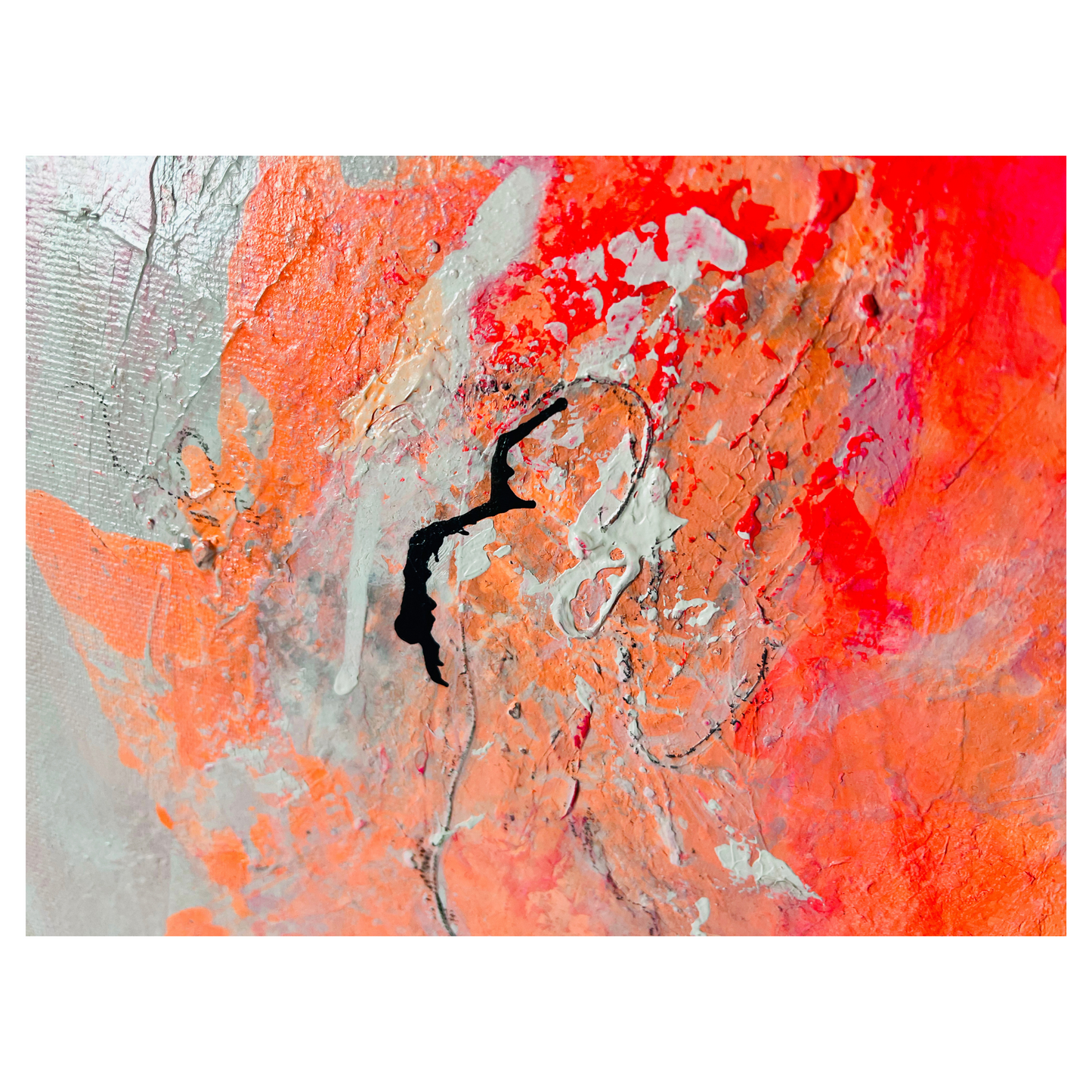 "Transformation 3" Acryl auf Leinwand, Größe: 80 x 80 x 4,5 cm (BxHxT)