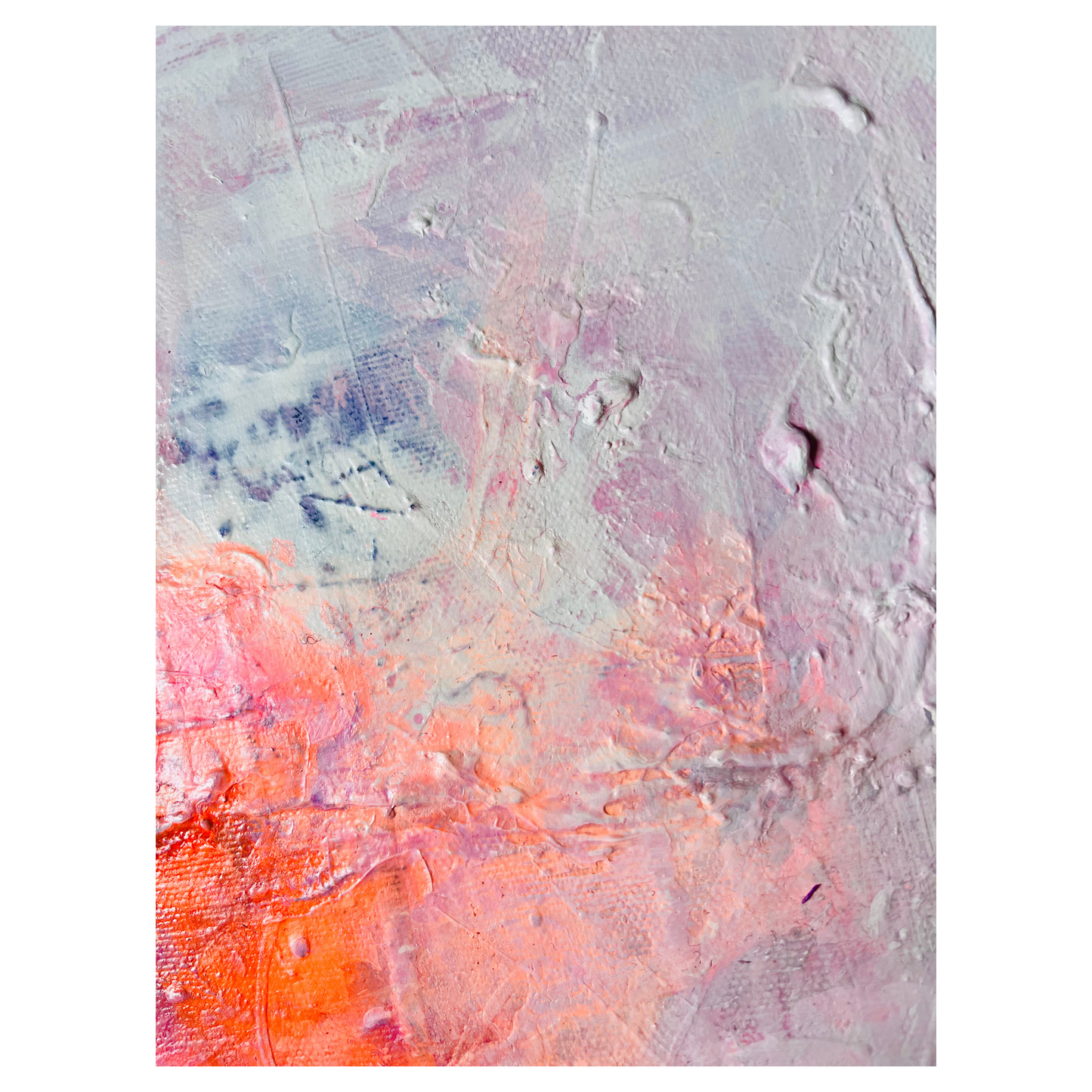 "Should I stay oder should I go?" Mixed Media auf Leinwand, Größe: 50 x 100 x 1,8 cm (BxHxT)