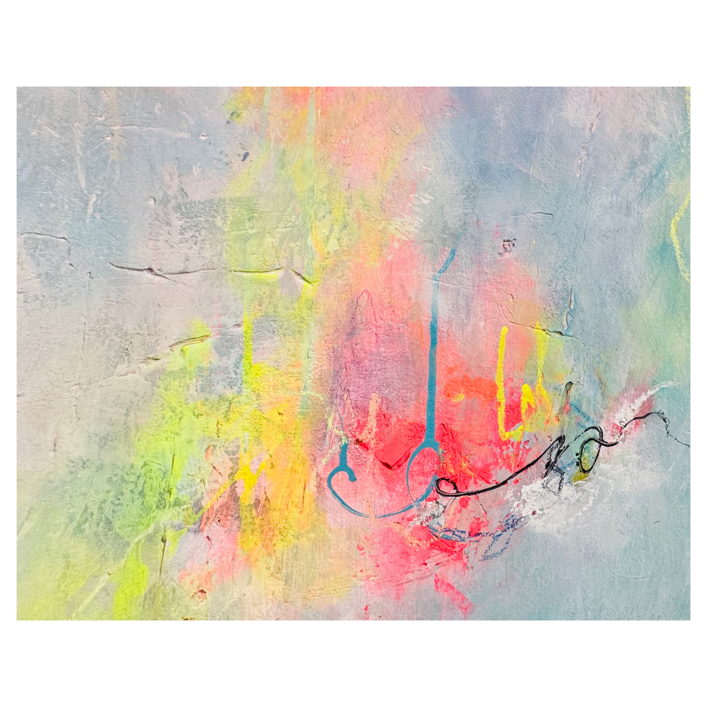 "Diversity 6" Mixed Media auf Leinwand, Größe: 100 x 100 x 4 cm (BxHxT)