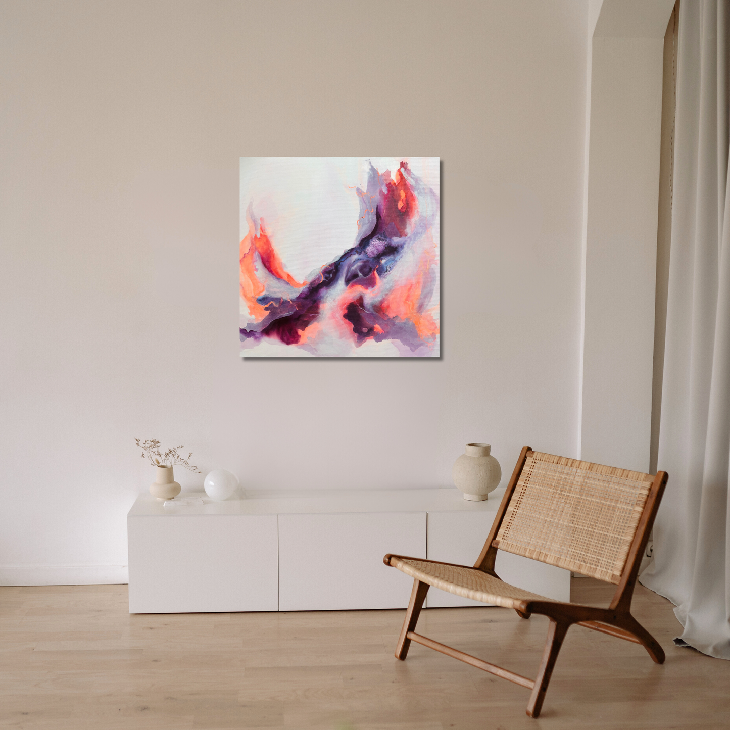 "Metamorphose 5" Acryl auf Leinwand, Größe: 60 x 60 x 4,0 cm (BxHxT)