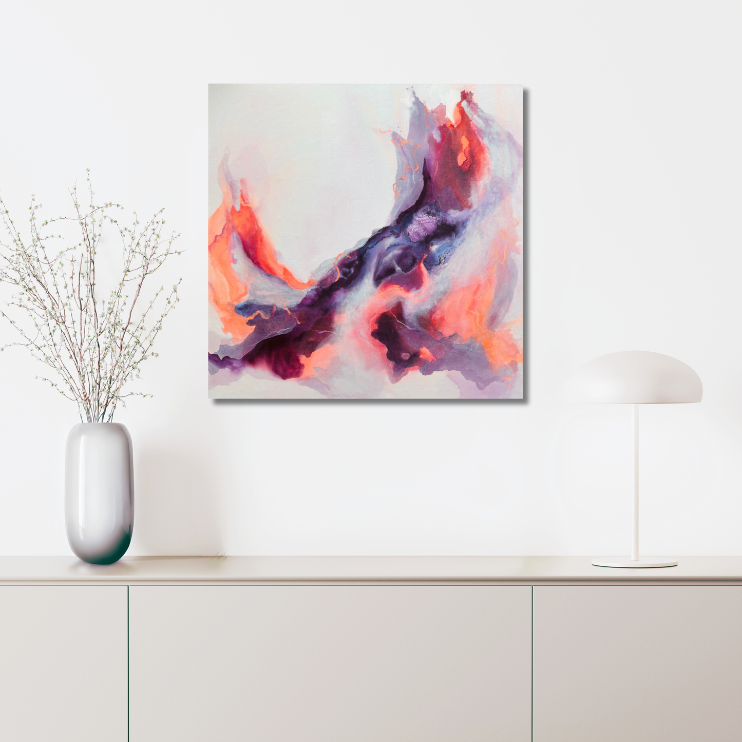 "Metamorphose 5" Acryl auf Leinwand, Größe: 60 x 60 x 4,0 cm (BxHxT)